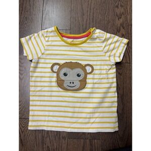 Mini Boden monkey appliqué top size 2/3
